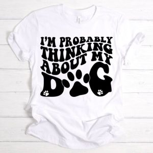 Dog Mom Tshirt White v4